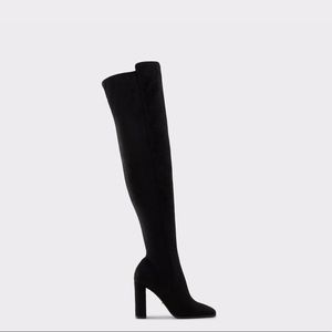 Suede over the knee boots